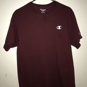Burgundy champion tee